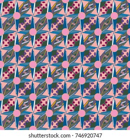Abstract color seamless pattern for new background.