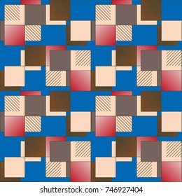 Abstract color seamless pattern for new background.