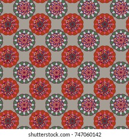 Abstract color seamless pattern for new background.