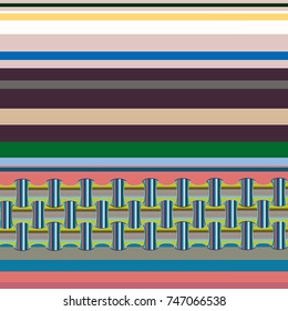 Abstract color seamless pattern for new background.