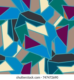 Abstract color seamless pattern for new background.