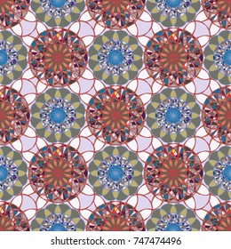 Abstract color seamless pattern for new background.