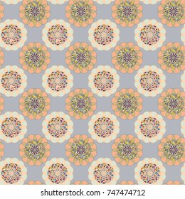 Abstract color seamless pattern for new background.