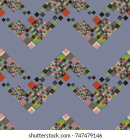Abstract color seamless pattern for new background.