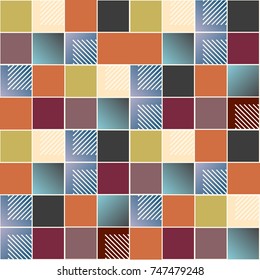 Abstract color seamless pattern for new background.