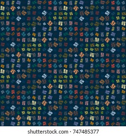Abstract color seamless pattern for new background.