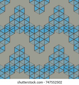 Abstract color seamless pattern for new background.