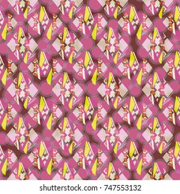 Abstract color seamless pattern for new background.