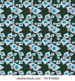 Abstract color seamless pattern for new background.