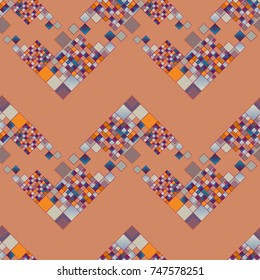 Abstract color seamless pattern for new background.