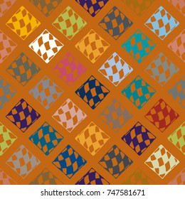 Abstract color seamless pattern for new background.