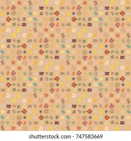 Abstract color seamless pattern for new background.