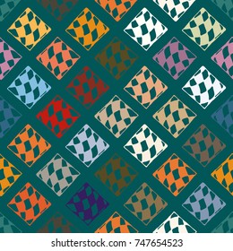 Abstract color seamless pattern for new background.