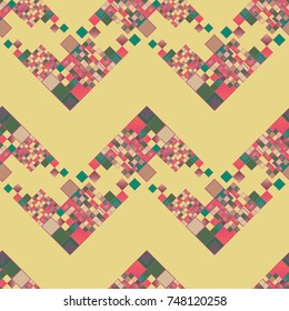 Abstract color seamless pattern for new background.