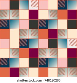 Abstract color seamless pattern for new background.