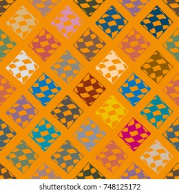 Abstract color seamless pattern for new background.