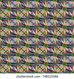 Abstract color seamless pattern for new background.