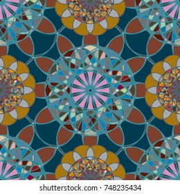 Abstract color seamless pattern for new background.