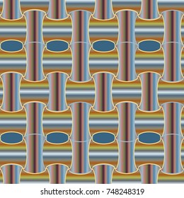 Abstract color seamless pattern for new background.