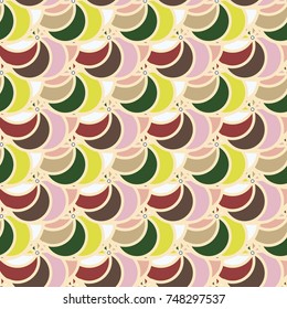 Abstract color seamless pattern for new background.