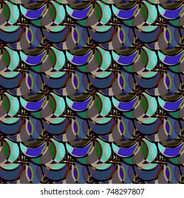 Abstract color seamless pattern for new background.