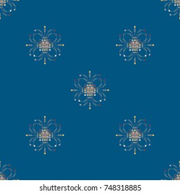 Abstract color seamless pattern for new background.