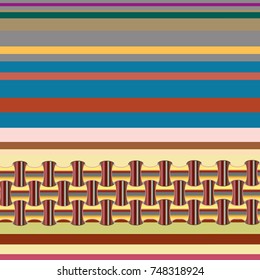 Abstract color seamless pattern for new background.