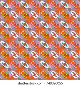 Abstract color seamless pattern for new background.