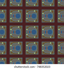 Abstract color seamless pattern for new background.