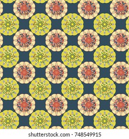 Abstract color seamless pattern for new background.