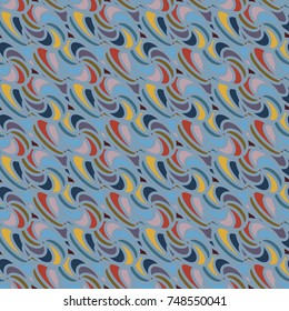 Abstract color seamless pattern for new background.