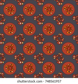 Abstract color seamless pattern for new background.