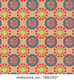 Abstract color seamless pattern for new background.