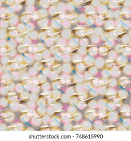 Abstract color seamless pattern for new background.