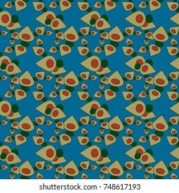 Abstract color seamless pattern for new background.