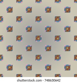 Abstract color seamless pattern for new background.