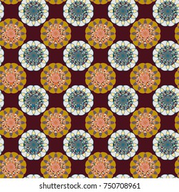 Abstract color seamless pattern for new background.