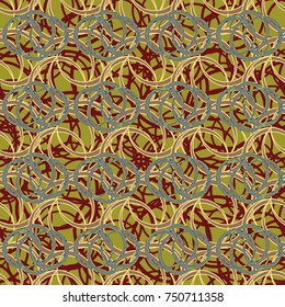 Abstract color seamless pattern for new background.