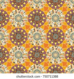 Abstract color seamless pattern for new background.