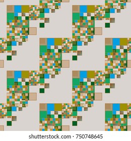 Abstract color seamless pattern for new background.