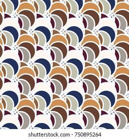 Abstract color seamless pattern for new background.