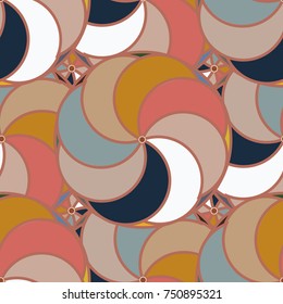 Abstract color seamless pattern for new background.