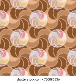 Abstract color seamless pattern for new background.