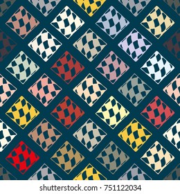 Abstract color seamless pattern for new background.