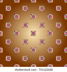 Abstract color seamless pattern for new background.