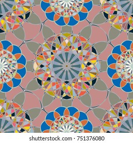 Abstract color seamless pattern for new background.