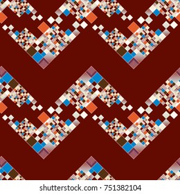 Abstract color seamless pattern for new background.