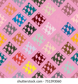 Abstract color seamless pattern for new background.