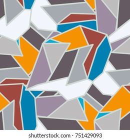 Abstract color seamless pattern for new background.