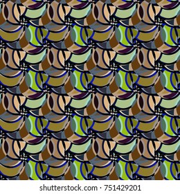 Abstract color seamless pattern for new background.
